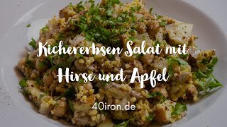 Kichererbsen Salat mit Hirse und Apfel [upl. by Blessington126]