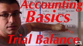 Accounting For Beginners 22  Trial Balance Unadjusted  Accounting Basics [upl. by Icram]