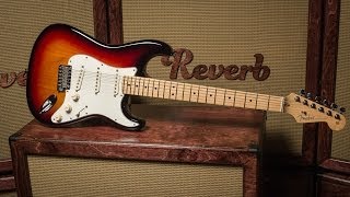 Fender American Standard Stratocaster  Reverb Demo Video [upl. by Aicatan36]