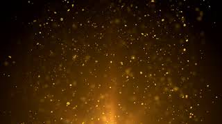 Gold Dust Particles  Free Animation Loop Background [upl. by Gardas985]