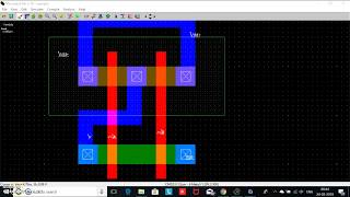 Design of NAND gate in Microwind [upl. by Cheney307]