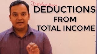 Deductions from Gross total Income [upl. by Ikcim]