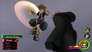 Kingdom Hearts 2 Final Mix HD 25 ReMIX  Marluxia Absent Silhouette English  Proud [upl. by Enidlarej]