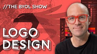 How to Design a Logo for Beginners  BYOL Show EP1 [upl. by Eimmot898]