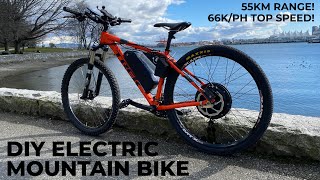 Building a FAST ELECTRIC BIKE With a 1500W Conversion Kit  Trek Mountain Bike [upl. by Ettelegna]