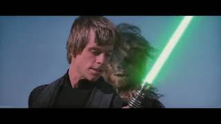 Luke Skywalker all fights scenes Star Wars [upl. by Krum]