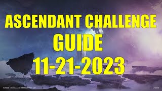 Destiny 2  Ascendant Challenge Guide and Location 11212023 [upl. by Spiegleman]