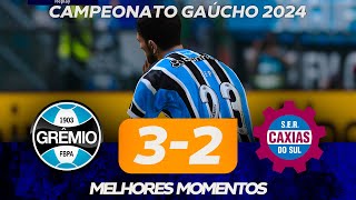 GREMIO VENCE O CAXIAS E GARANTE VAGA NA FINAL  JOGO DE HOJE  ASSISTA AGORA NO PES 2021 AO VIVO [upl. by Adolpho110]