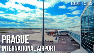 Prague International Airport Vaclav Havel  🇨🇿 Czech Republic 4K HDR Walking Tour [upl. by Anitsirhcairam]