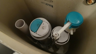 How to Adjust the Flush Water Level on a dual flush Toilet [upl. by Attennyl486]