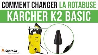 Comment changer la rotabuse de votre Karcher K2 Basic [upl. by Philbrook]