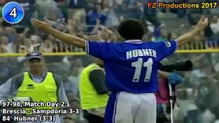 Dario Hübner  74 goals in Serie A part 12 133 Brescia 19972001 [upl. by Onailil]