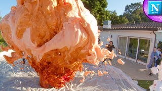 World Record Elephant Toothpaste w David Dobrik [upl. by Chuah772]