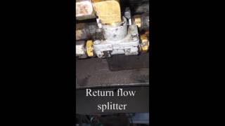 Peterbilt 379 Fuel line Return Flow Splitter [upl. by Odlareg]