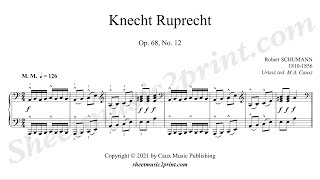 Schumann  Knecht Ruprecht op 68 no 12 [upl. by Singer]