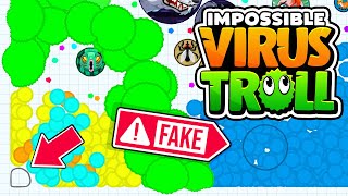 Agario Mobile  THIS TROLL ALWAYS WORKS  ANGRY HACKERS LOSE [upl. by Perle]