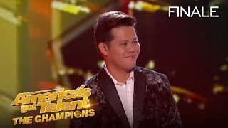 Marcelito Pomoy Takes 4th Place On Champions  Americas Got Talent The Champions [upl. by Nuahs]