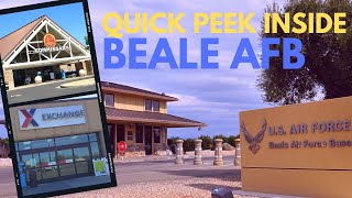 Quick Peek Inside Beale AFB  Commissary  Base Exchange [upl. by Bindman574]