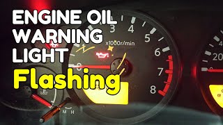 Oil Light Flashing in Car while Driving [upl. by Groos]