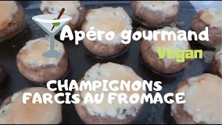 Champignons farcis au fromage pour apéro 🍸 👍 [upl. by Hirz268]