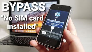 How to Bypass iPhone 2G Original iPhone Activation quotNo Sim Card Installedquot  Jailbreak iOS 312 [upl. by Elwee769]