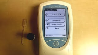 How to Run QC amp Patient Tests on the CoaguChek XS Plus [upl. by Geer]