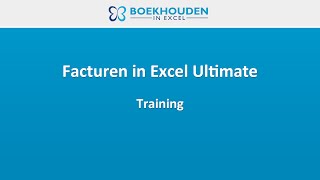 Facturen maken in Excel  demonstratie Ultimate Edition [upl. by Celia529]