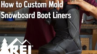 Snowboarding How to Custom Mold Snowboard Boot Liners [upl. by Searby319]