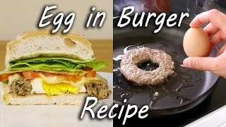 Homemade Burger Recipe [upl. by Alliuqat]