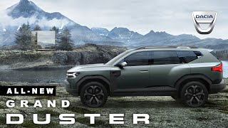 New Dacia Grand Duster 2022 7 Seater 4x4 SUV in All New 2021 Bigster Concept from Renault [upl. by Nnaytsirk]