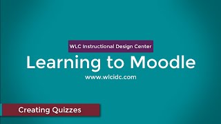 Learning to Moodle  Creating Quizzes from Question Banks [upl. by Fairweather339]