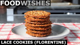 Lace Cookies Florentine Cookies  Food Wishes [upl. by Ardell]