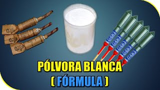 COMO HACER PÓLVORA BLANCA CASERA  EXPERIMENTOS CASEROS [upl. by Nywrad]