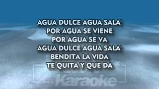 Julio Iglesias Agua Dulce Agua Salá Karaoke MM [upl. by Haidebej]