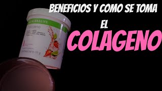 BENEFICIOS Y COMO SE TOMA EL COLAGENO HERBALIFE 🍓 [upl. by Hsan]