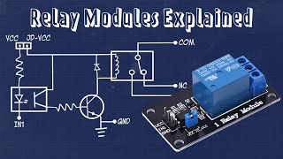 Connecting a Relay Module to a Microcontroller [upl. by Inalawi]