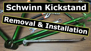 How to Remove and Install Schwinn Kickstands [upl. by Krilov]