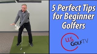 The 5 Best Tips for Beginner Golfers [upl. by Ylagam]