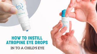 How to instill Atropine eye drops [upl. by Colfin]