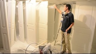 My Setup for Spraying Interior Doors [upl. by Astera]