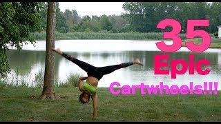 35 Epic Cartwheel Variations [upl. by Nerret]