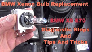 BMW Xenon Bulb Failure And Replacement [upl. by Nessa22]