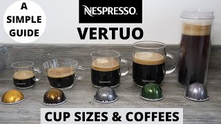 Nespresso Vertuo Cup Sizes [upl. by Enilehcim]