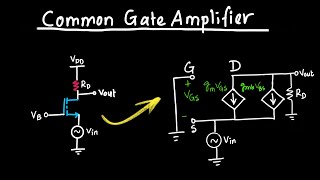 MOSFET Common Gate Amplifier [upl. by Goldin568]