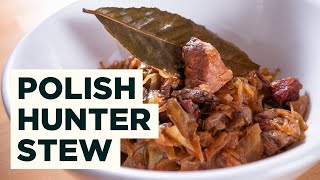 Bigos Recipe  How to Cook Polish Hunters Stew [upl. by Cardinal42]