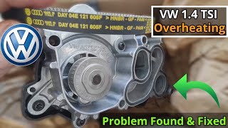 Volkswagen 14 TSI Water Pump amp Thermostat Housing Failure [upl. by Aremus49]