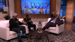 Surprise Ice Cube amp Kevin Hart in disguise  STEVE HARVEY [upl. by Illah]