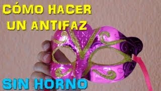 Tutorial Cómo Hacer Un Antifaz Fácil SIN HORNO  PARODIA Videotutoriales  QueParió [upl. by Enitsugua]