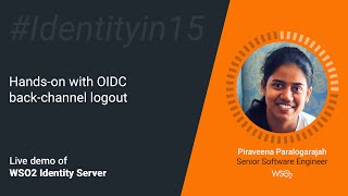 Handson with OIDC backchannel logout Identityin15 [upl. by Lenrow]