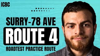 Aced My ICBC Surrey 78 Ave Road Test Complete Practice Route amp Parking Guide 4K [upl. by Haleehs511]